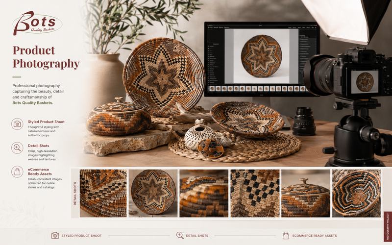Bots Quality Baskets Website Design & E-commerce