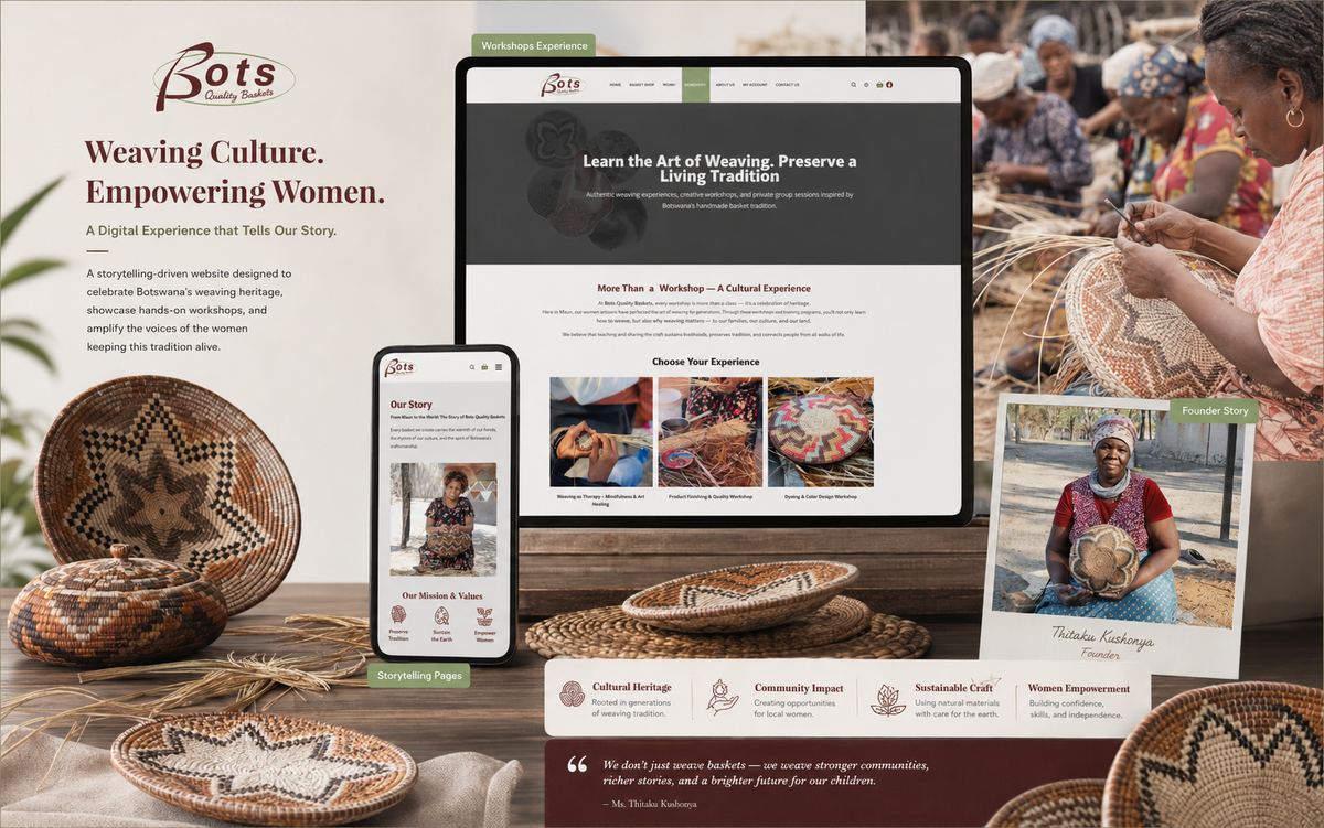 Bots Quality Baskets Website Design & E-commerce — view 3