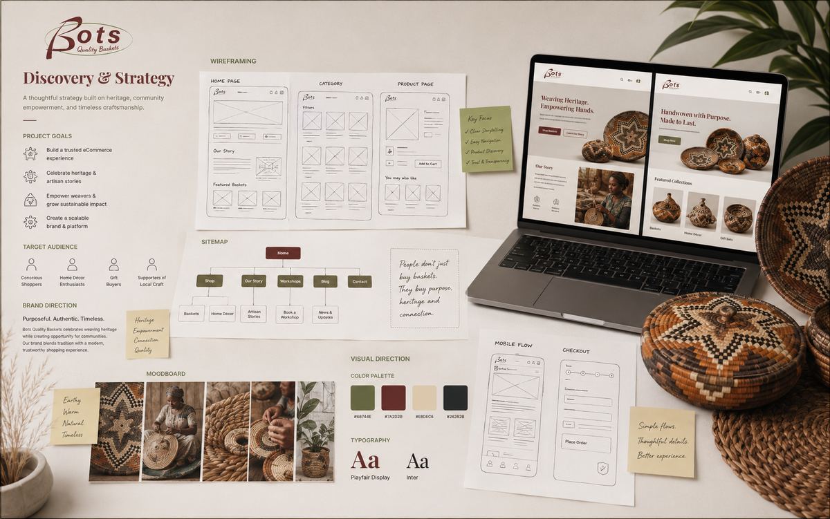 Bots Quality Baskets Website Design & E-commerce — view 5