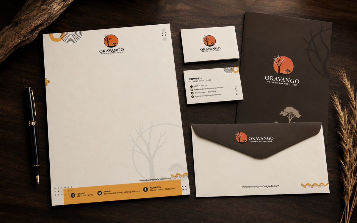 Okavango Private Safari Guide — Website Design — view 2