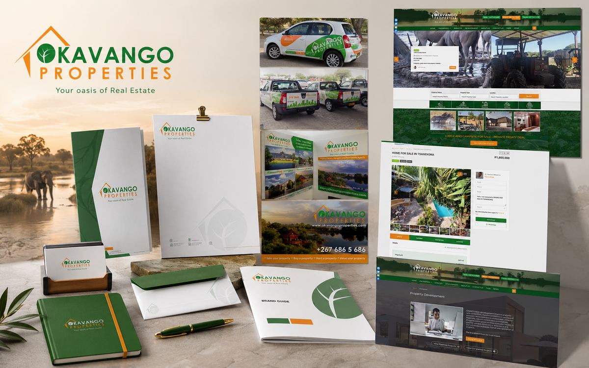 Okavango Properties Website
