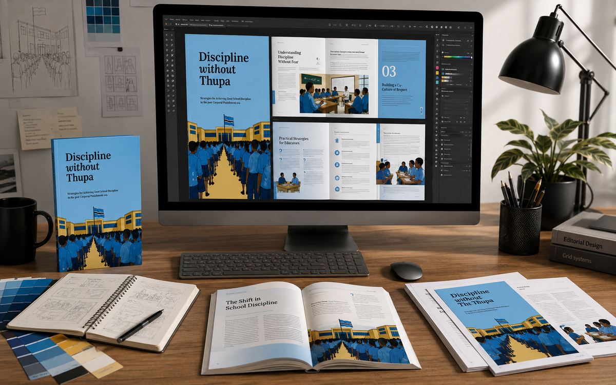 Discipline Without Thupa — Booklet Design & Printing — view 2